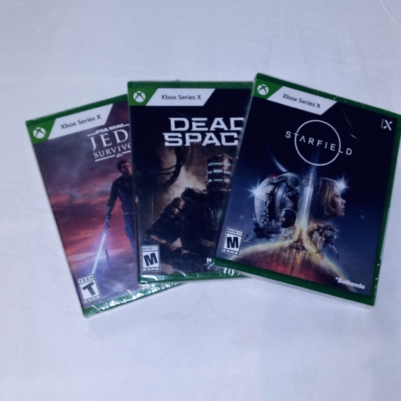 Xbox Series X Game Bundle- Dead Space/ Starfield/ Star Wars Jedi Survivor